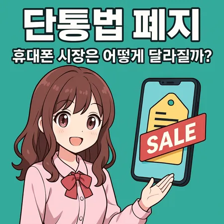 11년 만에 단통법 폐지, 앞으로 휴대폰 시장은 어떻게 달라질까? 1 단통법 폐지, 휴대폰 시장은 어떻게 달라질까?