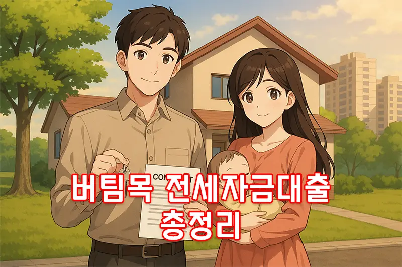 버팀목 전세자금대출 조건 한도 소득기준 총정리 1 버팀목 전세자금대출 조건 한도 소득기준 총정리