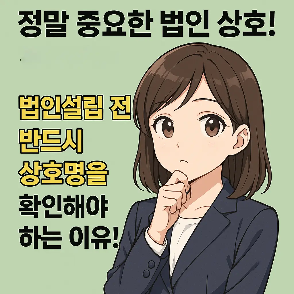 법인 설립 전 상호 확인이 중요한 이유와 방법 1 법인 설립 전 상호 확인이 중요한 이유와 방법