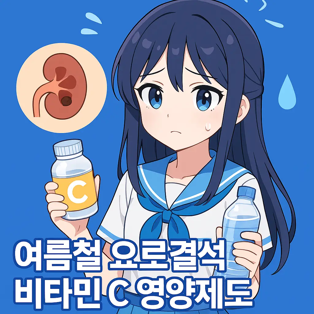 여름철 요로결석 급증, 비타민 C 영양제도 주의해야 하는 이유 1 여름철 요로결석 급증, 비타민 C 영양제도 주의해야 하는 이유