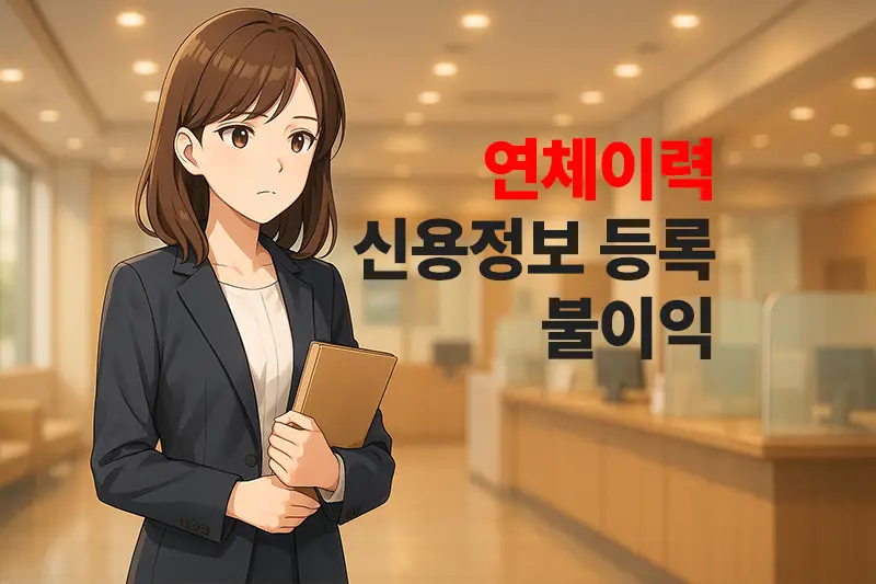 연체이력정보 신용정보에 등록되면 불이익과 삭제 가능 여부 1 연체이력정보 신용정보에 등록되면 불이익과 삭제 가능 여부