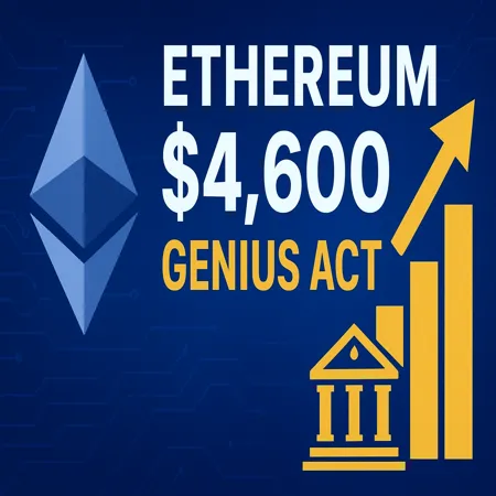이더리움 4,600달러 돌파, 스테이블코인 제도화가 불러온 변화와 전망 1 이더리움 4,600달러 돌파, 스테이블코인 제도화가 불러온 변화와 전망