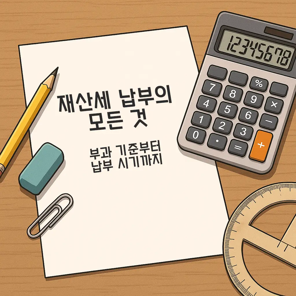 재산세 납부의 모든 것, 부과 기준부터 납부 시기까지 1 재산세 납부의 모든 것, 부과 기준부터 납부 시기까지