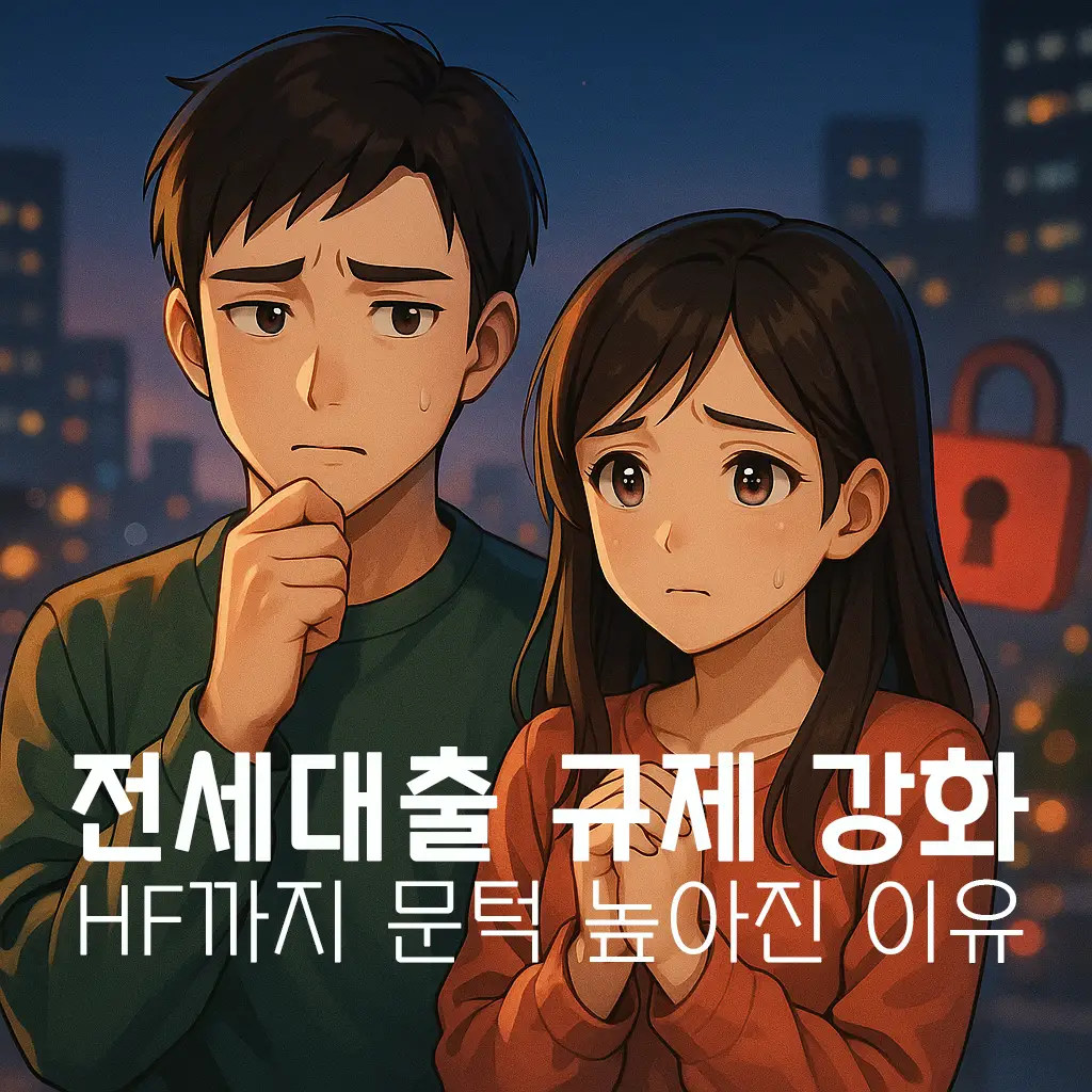 전세대출 규제 강화, HF까지 문턱 높아진 이유와 시장 파장 1 전세대출 규제 강화, HF까지 문턱 높아진 이유와 시장 파장
