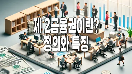 제 2금융권이란? 정의와 특징, 그리고 영향 1 제 2금융권이란? 정의와 특징, 그리고 영향