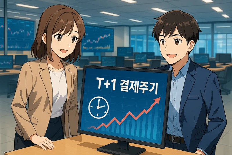 주식 결제주기 T+1 도입, 주식 팔면 다음 날 바로 돈 받는 시대가 옵니다 1 주식 결제주기 T+1 도입, 주식 팔면 다음 날 바로 돈 받는 시대가 옵니다