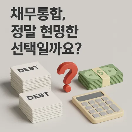 채무통합, 정말 현명한 선택일까요? 효과적인 부채관리 방법 알아보기 1 채무통합, 정말 현명한 선택일까요? 효과적인 부채관리 방법 알아보기