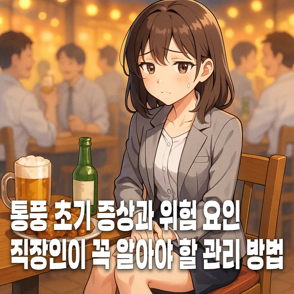 통풍 초기 증상과 위험 요인, 직장인이 꼭 알아야 할 관리 방법