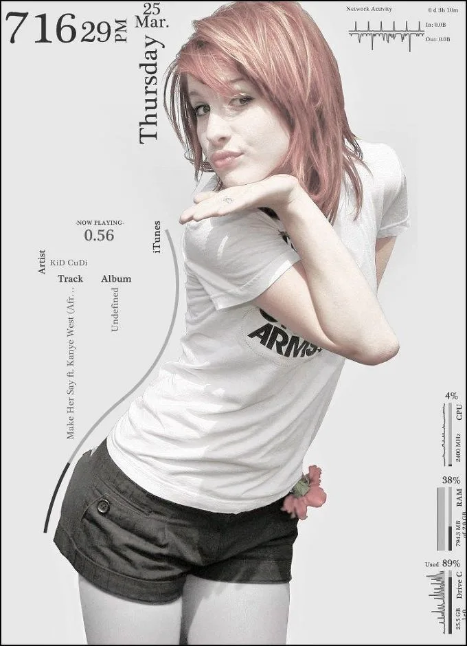 Rainmeter - Bent Skin V1.01 레인미터 스킨 1 Rainmeter - Bent Skin V1.01 레인미터 스킨
