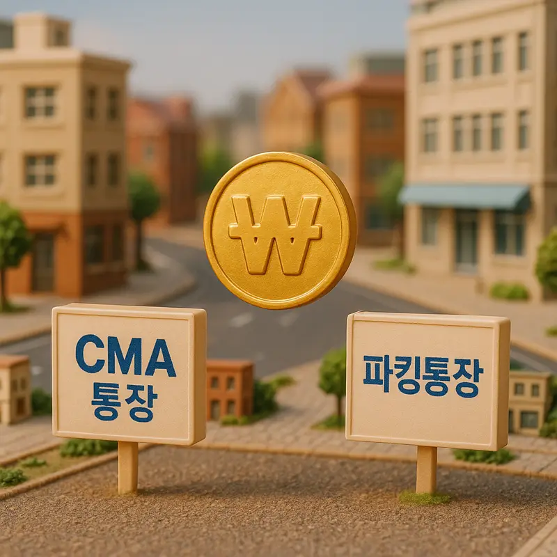 CMA 통장과 파킹통장 금리 계산과 차이점 이해하기