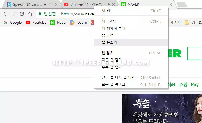크롬 브라우저 간단 팁 특정 탭 음소거하기. 5 크롬 브라우저 간단 팁 특정 탭 음소거하기. 4