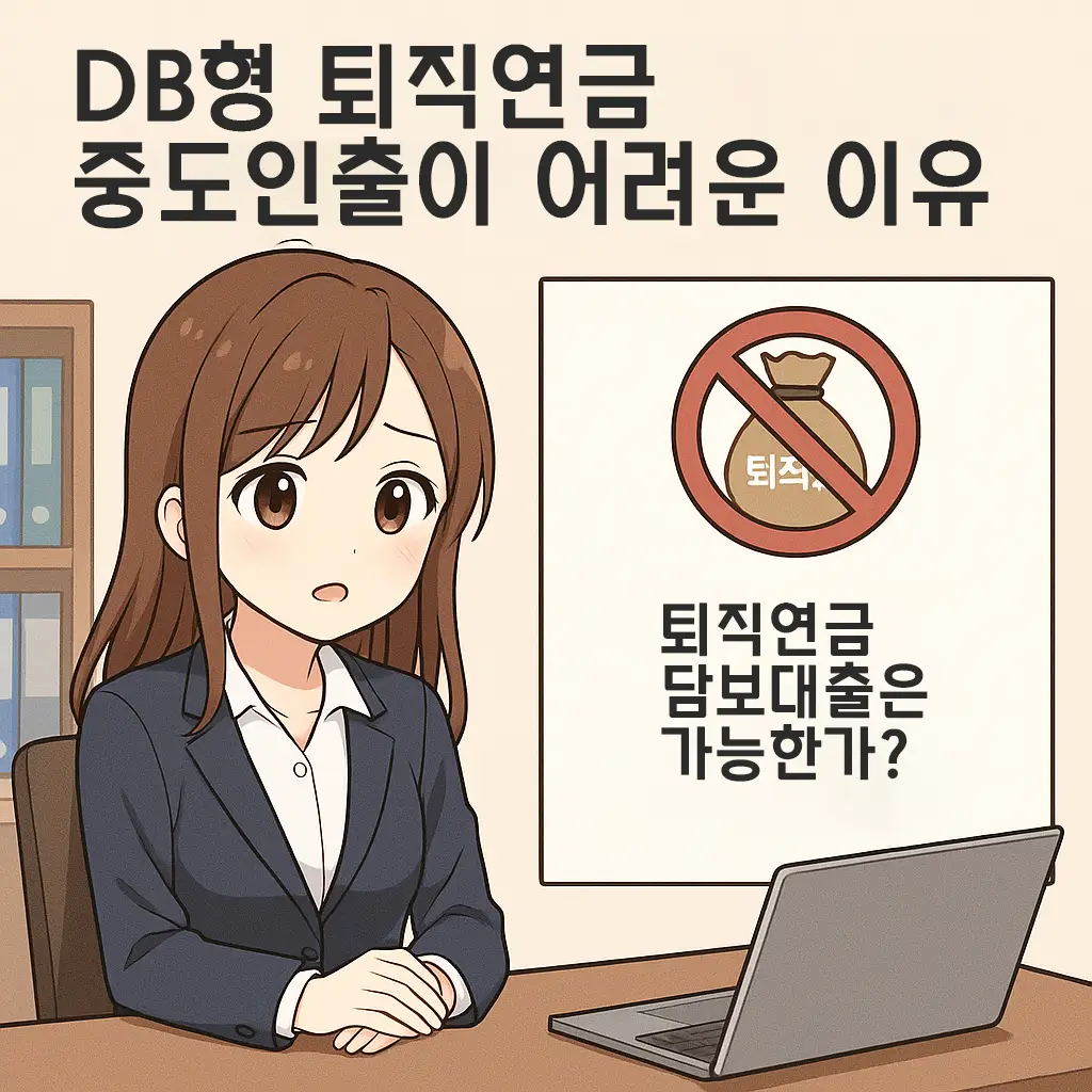 DB형 퇴직연금, 중도인출이 어려운 이유와 대안 1 DB형 퇴직연금, 중도인출이 어려운 이유와 대안