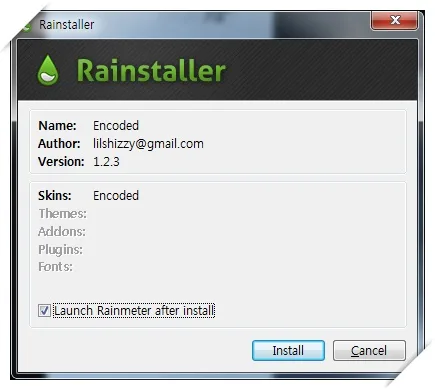 Rainmeter - Encoded v1.2.3 레인미터 스킨 9 Rainmeter - Encoded v1.2.3 레인미터 스킨 8