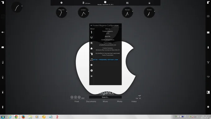 Rainmeter - Frosted Elegance 2.4.5 레인미터 스킨 3 Rainmeter - Frosted Elegance 2.4.5 레인미터 스킨 2