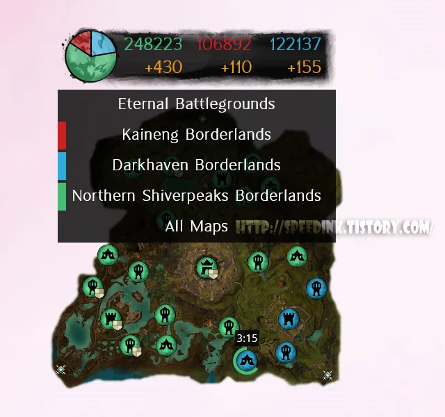 Rainmeter - Guild Wars 2 World vs World Map Overlay 레인미터 스킨 6 Rainmeter - Guild Wars 2 World vs World Map Overlay 레인미터 스킨 5