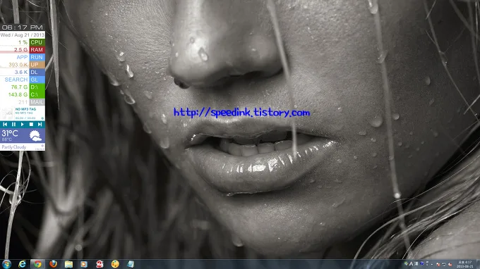 Rainmeter - Krystal Deluxe 2.0 레인미터 스킨 37 Rainmeter - Krystal Deluxe 2.0 레인미터 스킨 36