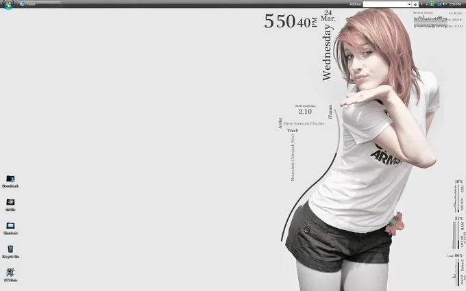 Rainmeter - Bent Skin V1.01 레인미터 스킨 23 Rainmeter - Bent Skin V1.01 레인미터 스킨 22