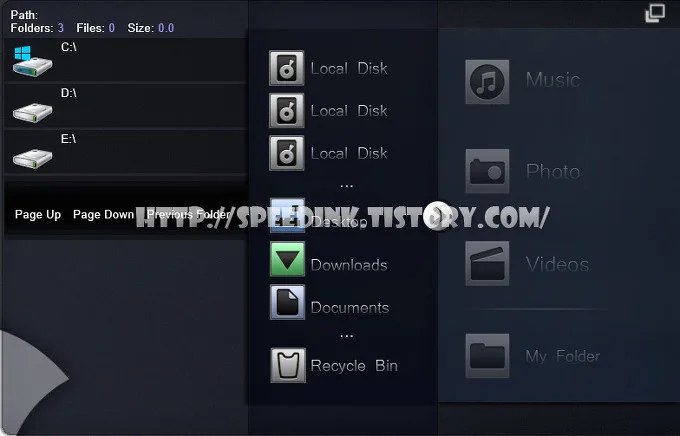 Rainmeter - Pro_File Viewer 레인미터 스킨 2 Rainmeter - Pro_File Viewer 레인미터 스킨 1