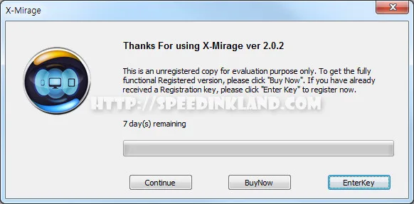 X-Mirage 2.0.2 버전 시리얼 키 얻기 3 X-Mirage 2.0.2 버전 시리얼 키 얻기 2
