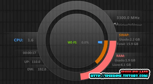 Rainmeter - Circulo Meter 레인미터 스킨 7