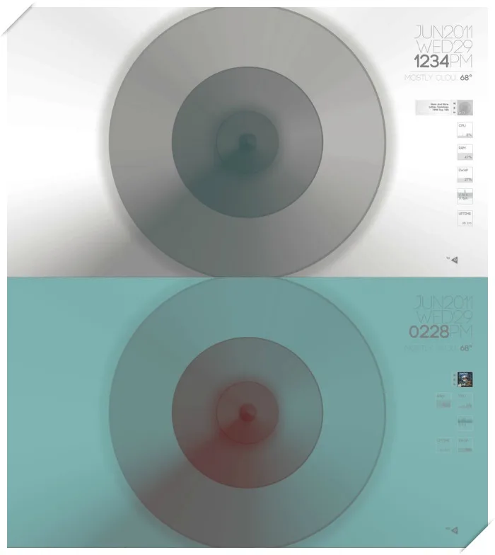 Rainmeter - Encoded v1.2.3 레인미터 스킨 3 Rainmeter - Encoded v1.2.3 레인미터 스킨 2