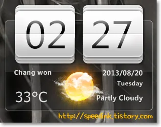 Rainmeter - HTC 시계&날씨 레인미터 스킨 1 Rainmeter - HTC 시계&날씨 레인미터 스킨