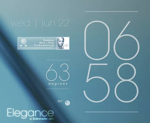 Elegance 1.0 – 레인미터 스킨