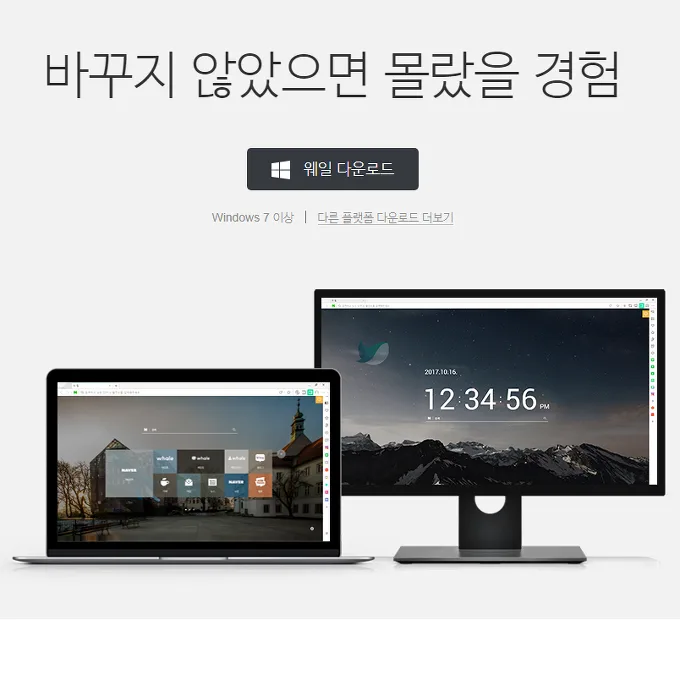 네이버에서 만든 인터넷 브라우저 웨일 간단 사용기