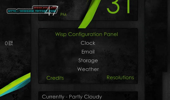 Rainmeter - Wisp v1.2 레인미터 스킨 1 Rainmeter - Wisp v1.2 레인미터 스킨