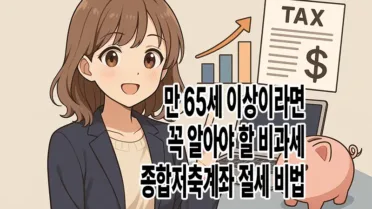 만 65세 이상이라면 꼭 알아야 할 비과세 종합저축계좌 절세 비법 1