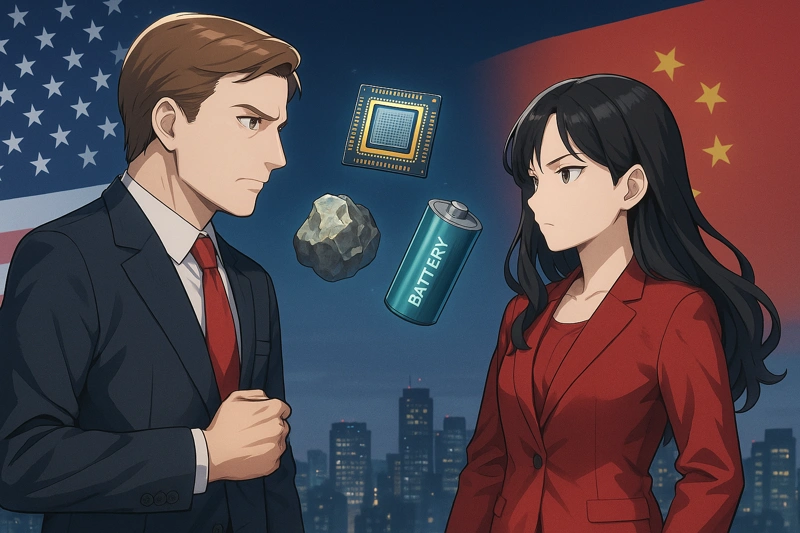 미중 무역전쟁 다시 불붙다, 중국의 희토류 수출 통제와 미국의 100% 관세 대응