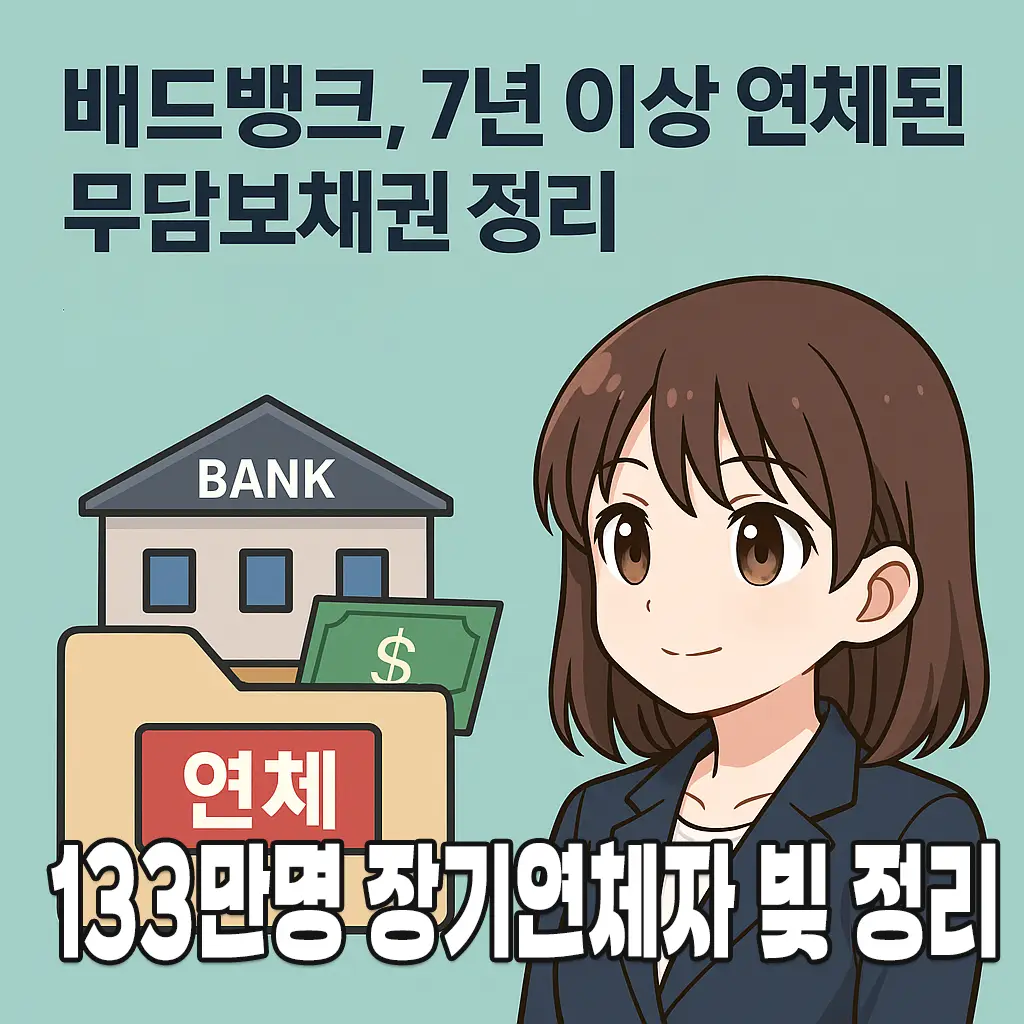 배드뱅크란? 정부, 133만명 장기연체자 빚 정리 5