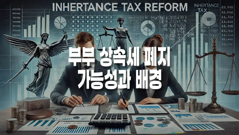 부부 상속세 폐지 전망과 제도 변화 분석
