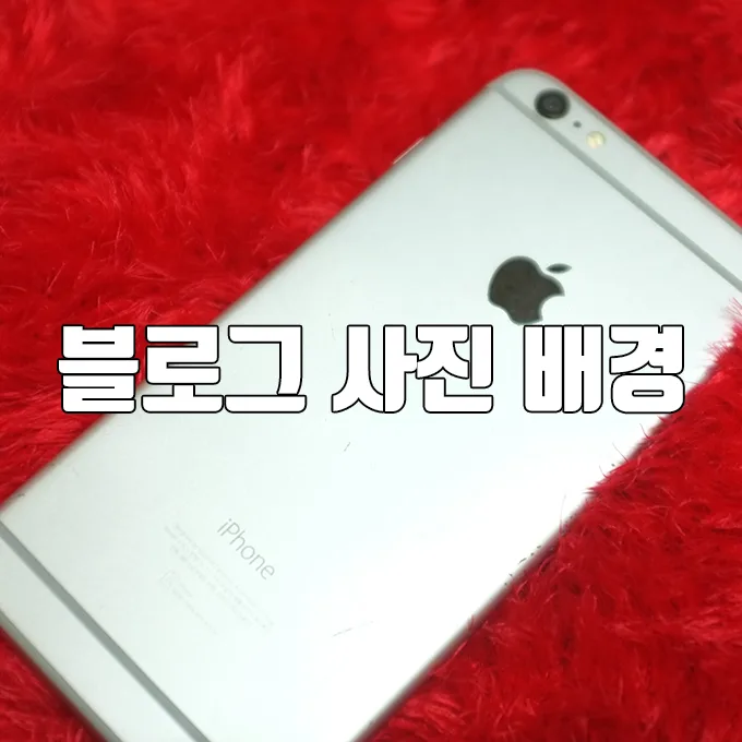 블로그 사진 배경