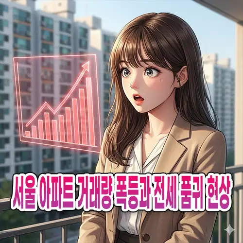 서울 아파트 거래량 폭등과 전세 품귀 현상