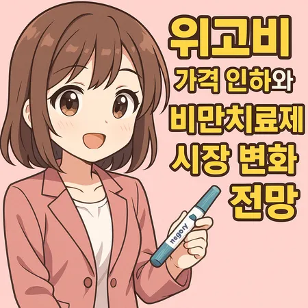 위고비 가격 인하와 비만치료제 시장 변화 전망
