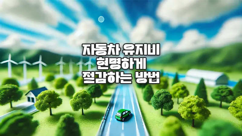 자동차 유지비를 현명하게 절감하는 방법, 실천 가능한 팁과 정보